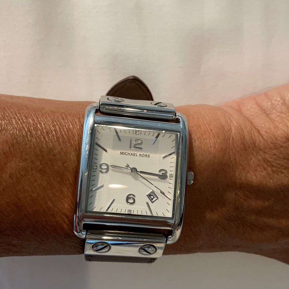 Woman’s Michael Kors leather watch